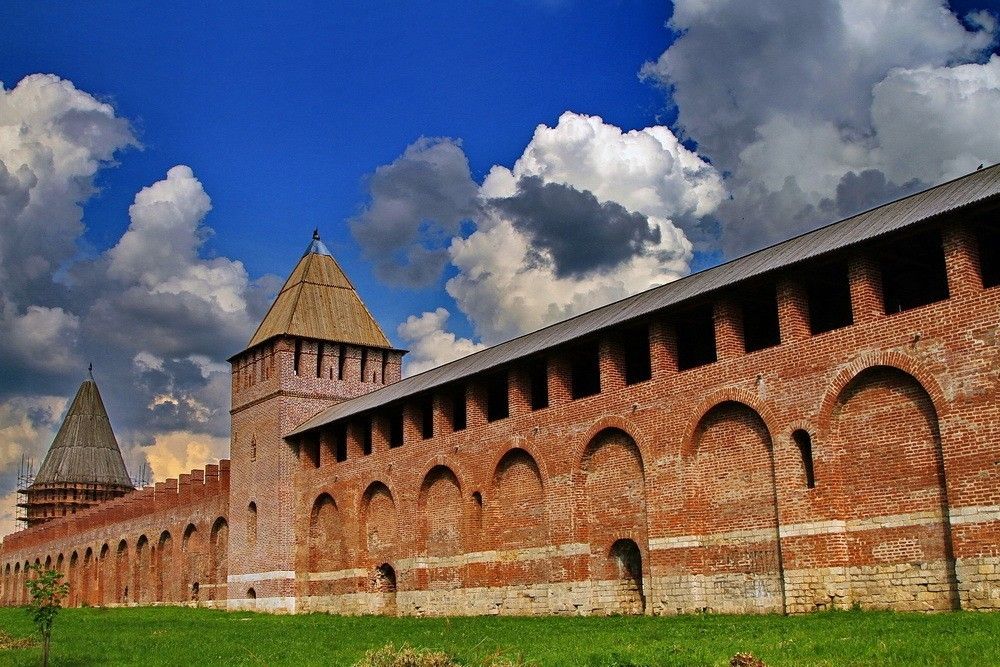 Фото смоленской крепостной стены