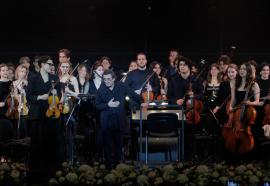 Юрий Башмет и Всероссийский юношеский симфонический оркестр в Будапеште