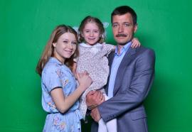 Татьяна Чердынцева, Юрий Беляев, Кирилл Гребенщиков, Екатерина Вилкова в многосерийном фильме «Ученица Мессинга» на Первом канале 