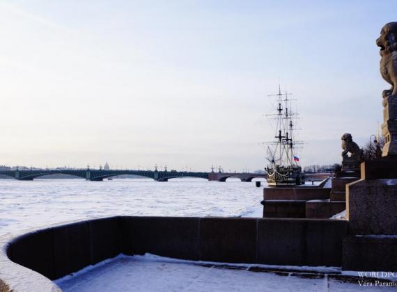 Санкт-Петербург зимой