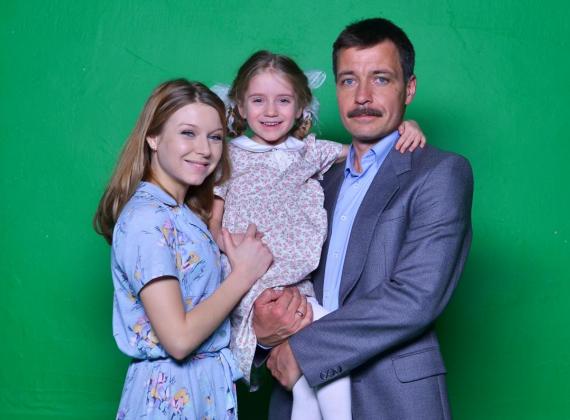 Татьяна Чердынцева, Юрий Беляев, Кирилл Гребенщиков, Екатерина Вилкова в многосерийном фильме «Ученица Мессинга» на Первом канале 