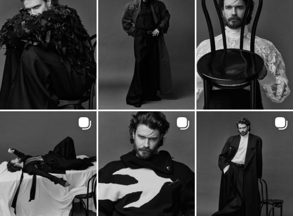 Максим Матвеев стал лицом первой мужской линии люксового Российского бренда 