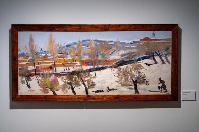 Зима во всей красе на выставке «Волга. Москва. Нева. Саратовские символисты в Москве и Ленинграде 1920–1940-х»