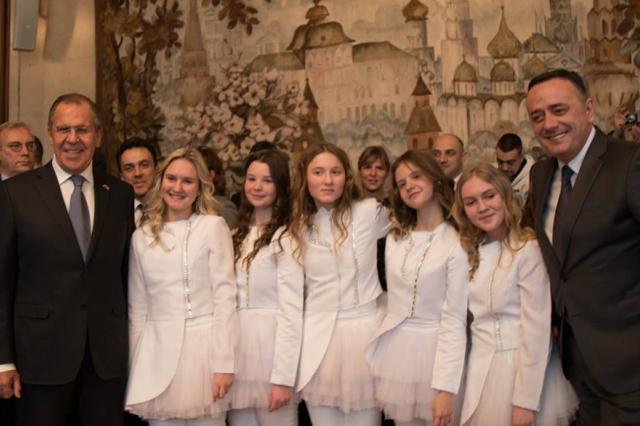 Ансамбль «Домисолька» выступил в Сербии в составе делегации главы российского МИД Сергея Лаврова