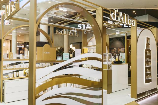 Открытие первого pop-up store d’Alba в Санкт-Петербурге