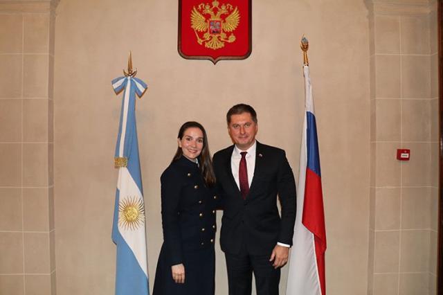 Наталия Орейро встретилась с Российским Послом в Аргентине