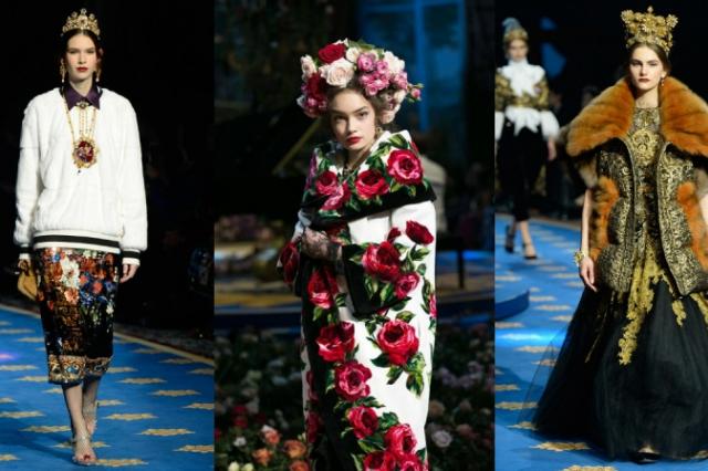  Героини опер на закрытом показе в  Dolce & Gabbana