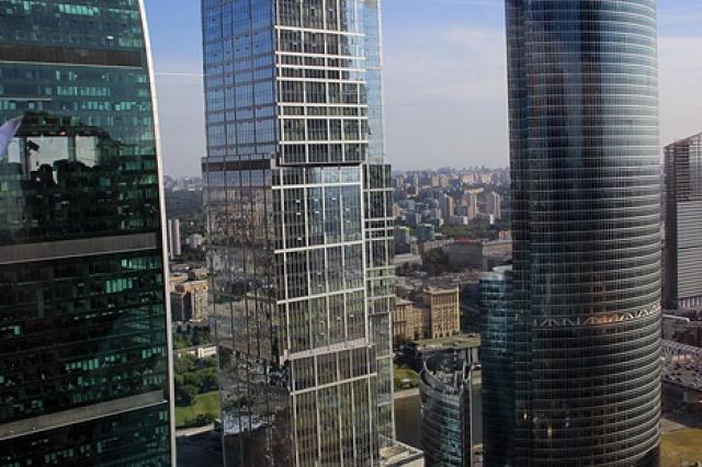Открытие катка на крыше 85-этажного небоскрёба «Око» в «Москва-Сити» 
