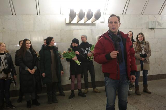 Артисты Театра мюзикла выступили в метро