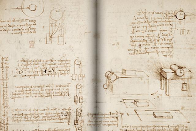 Оцифрованная рукопись Леонардо да Винчи появилась в свободном доступе
