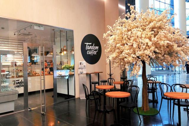 Открытие первой кофейни Tandem coffee в Москва-Сити