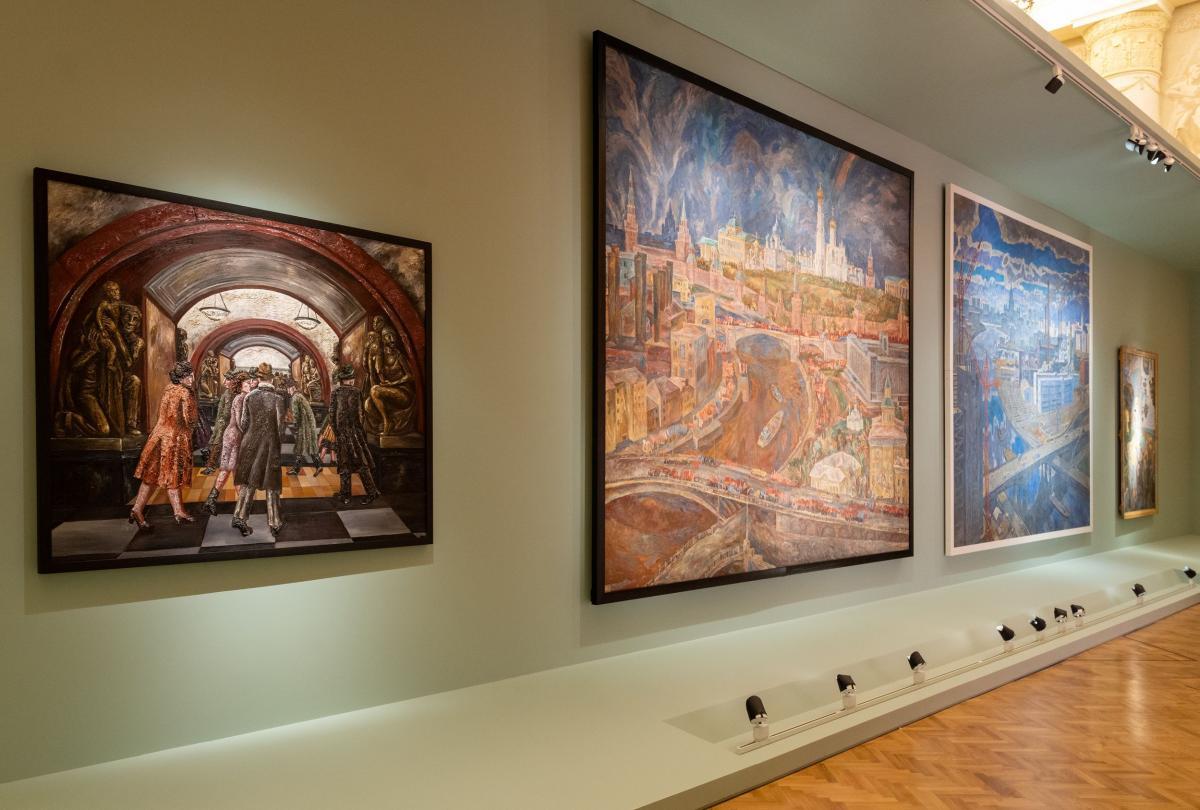 Московское метро на выставке Русского музея на ВДНХ