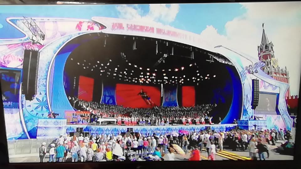 «Домисолька» в прямом эфире с Красной площади поздравила Россиян с «Днём славянской письменности»