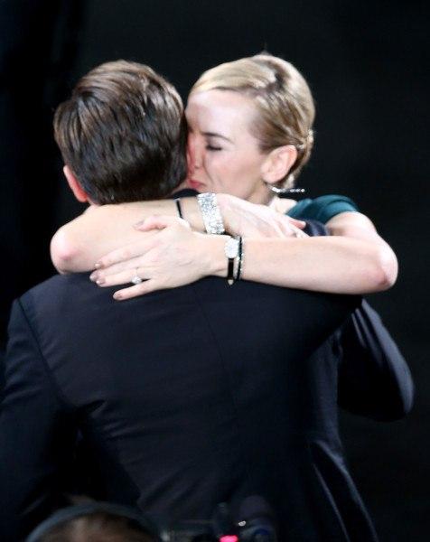 Леонардо Ди Каприо и Кейт Уинслет на церемонии SAG Awards 2016  
