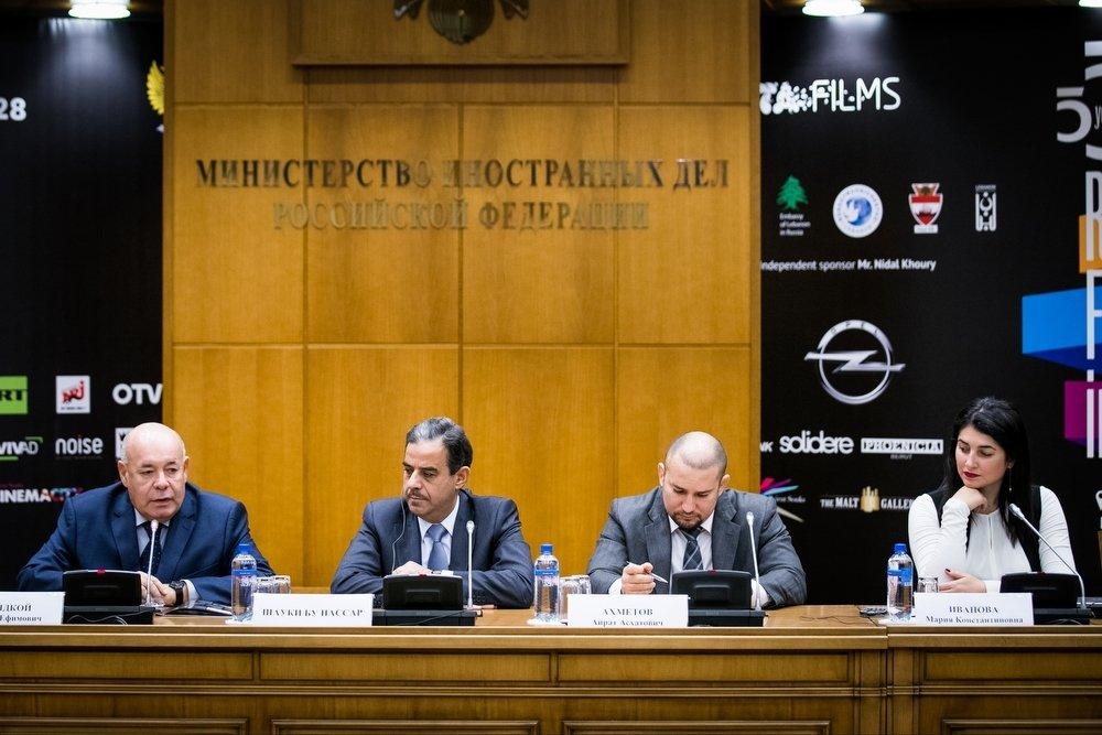  Пресс-конференция «Первого фестиваля российского кино в Ливане» в МИД России