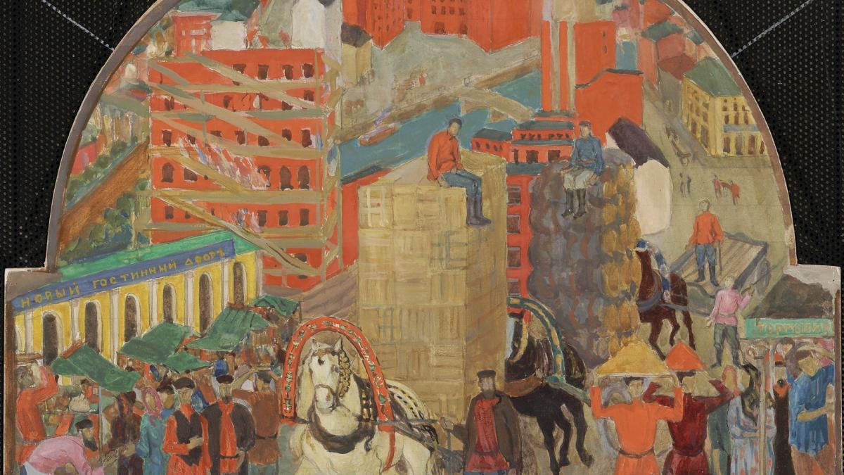 В Бахрушинском музее обнаружили эскизы росписей для Казанского вокзала князя Щербатова