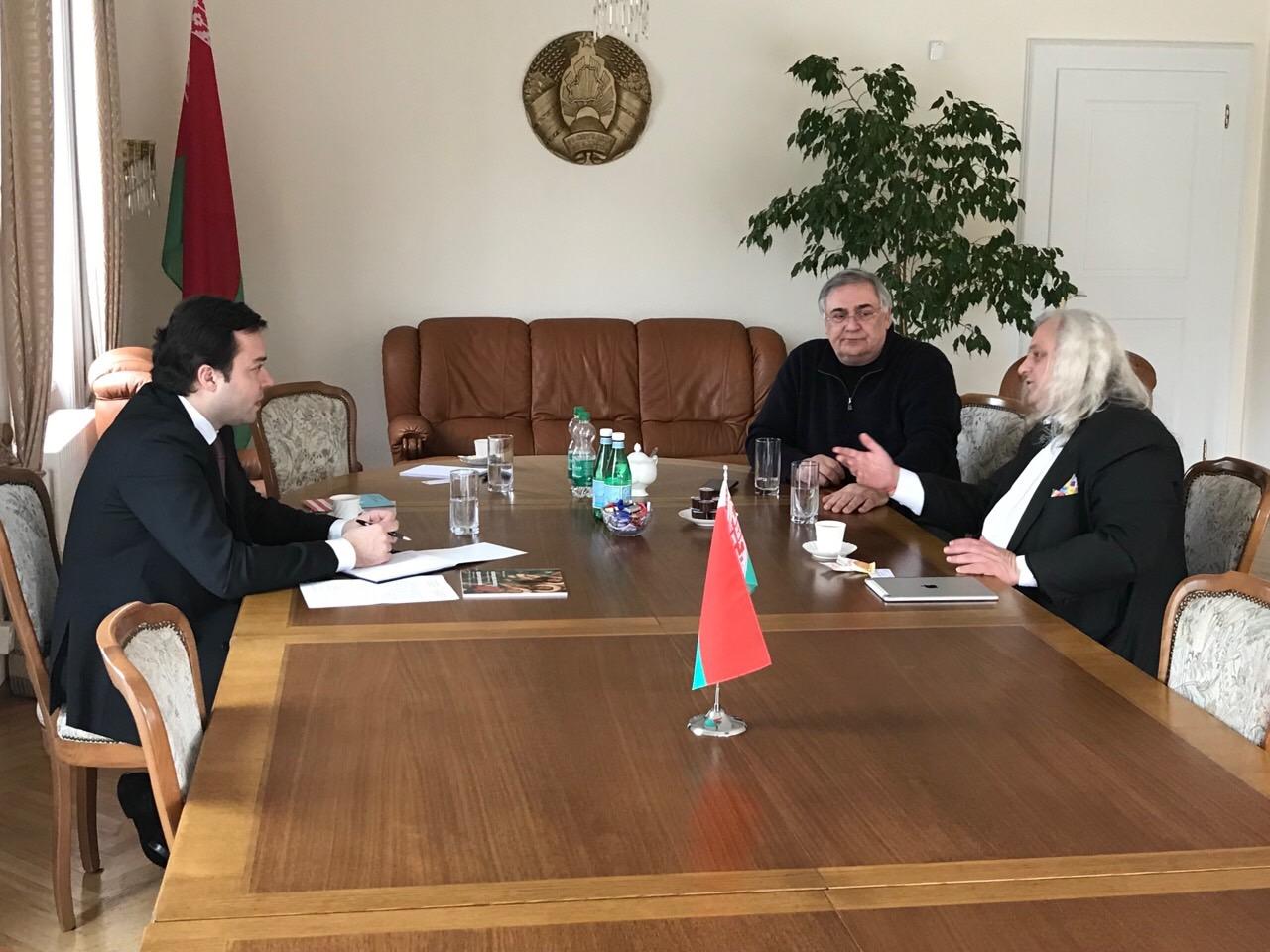 Белорусский дипломат встретился с директором Национального музея Лихтенштейна