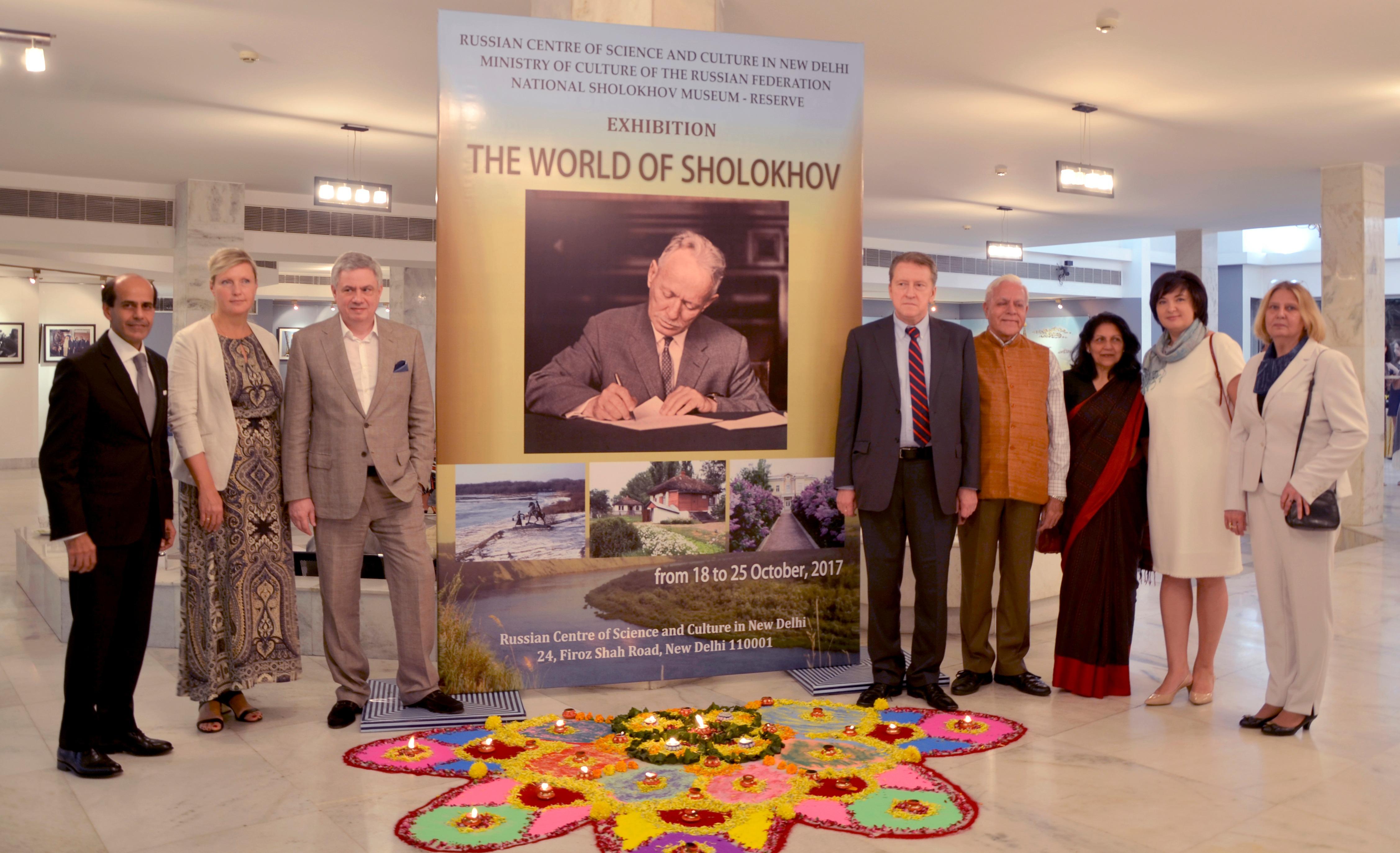 В Нью-Дели открылась выставка «Мир Шолохова»