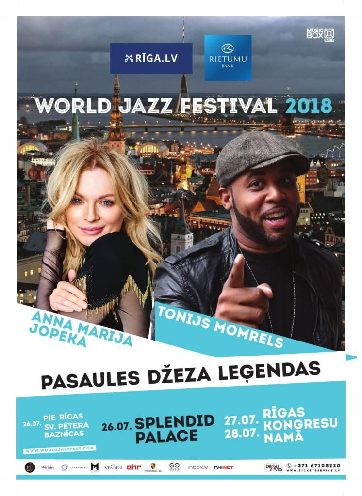  Юбилейный World Jazz Festival откроют вокалистка Анна Мария Йопек и британский соул-певец Тони Момрелл