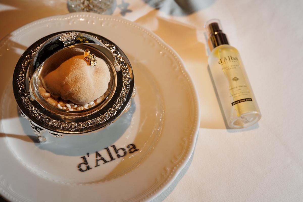 Запуск коллаборации премиального косметического бренда d’Alba и ресторана Lou Lou 