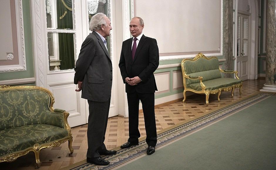 Владимир Путин посетил гала- концерт по случаю юбилея Юрия Темирканова