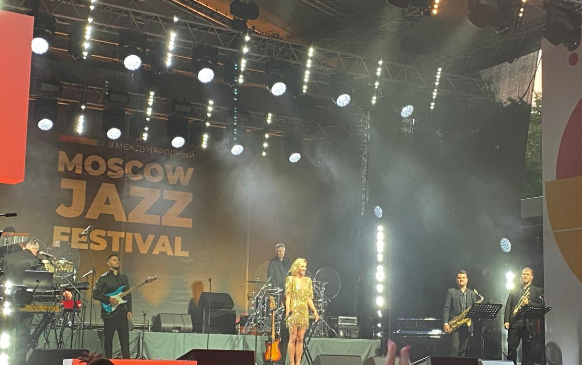 Полина Гагарина на Джазовом фестивале в Москве