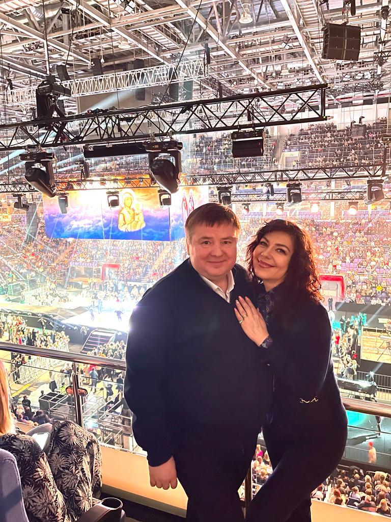 Вячеслав и Татьяна​ Печниковы посетили концерт «Для настоящих мужчин» в ЦСКА​ Арене