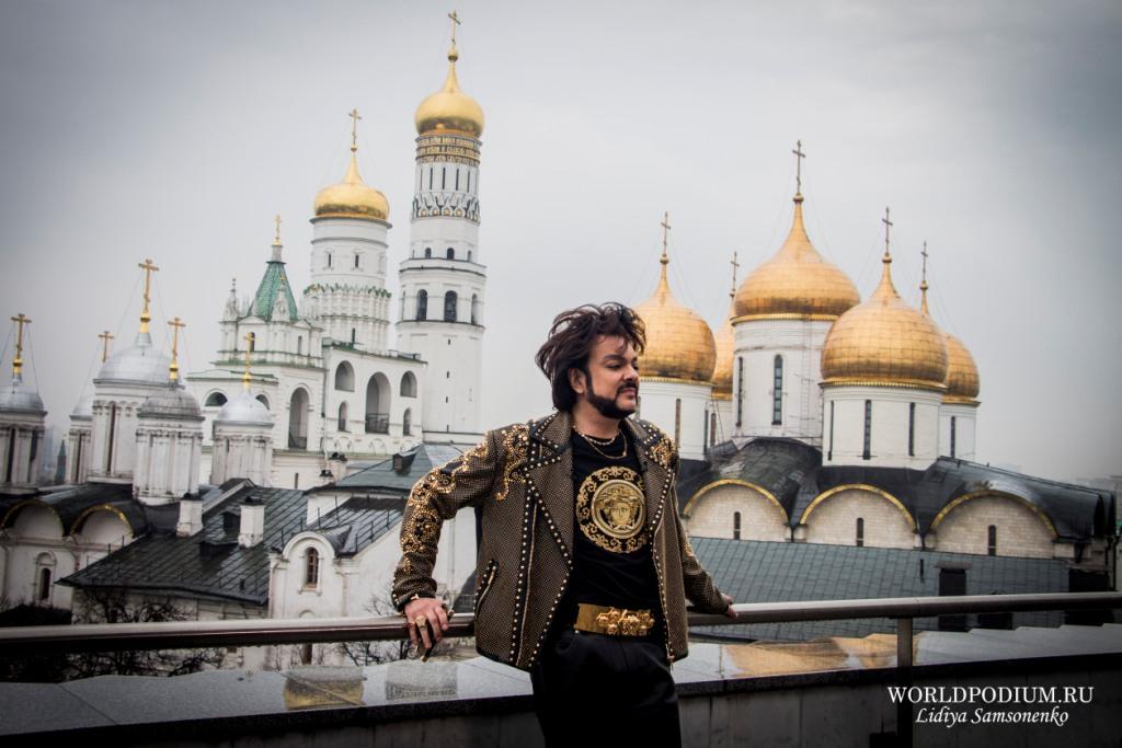 Филипп Киркоров на крыше Кремлёвского дворца!