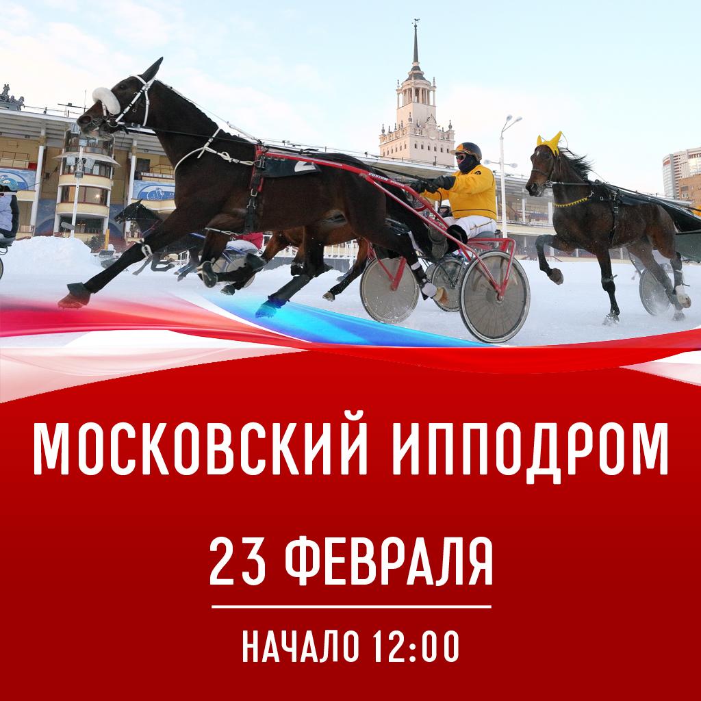 Московский ипподром приглашает отпраздновать 23 февраля