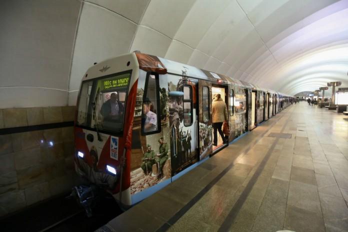 Запуск поезда метро, посвященного Году российского кино, состоится 24 марта