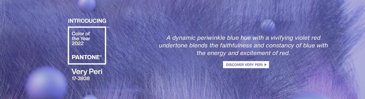 Институт цвета Pantone назвал новый оттенок синего главным цветом 2022 года