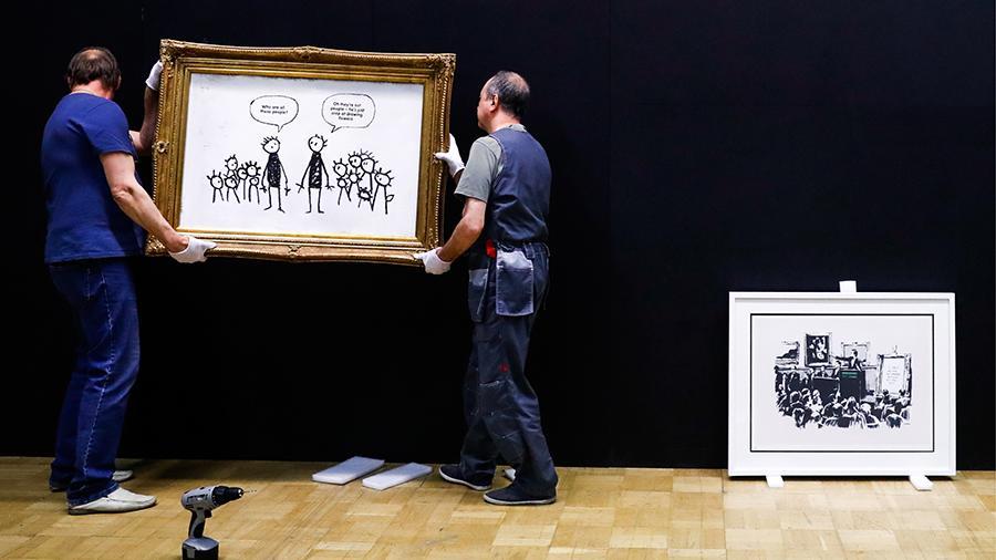 Выставку Бэнкси в Москве застраховали на £10 млн