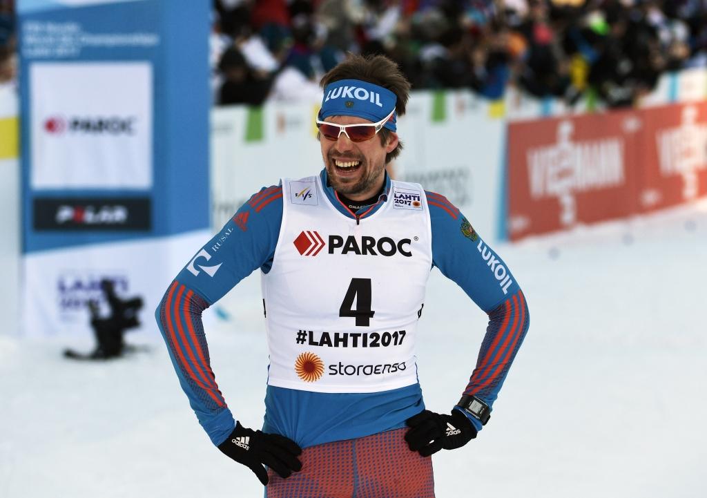 Российские лыжники Устюгов и Крюков победили в командном спринте на ЧМ в Лахти